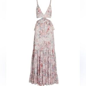 INTERMIX Floral Backless Dress - Multicolor